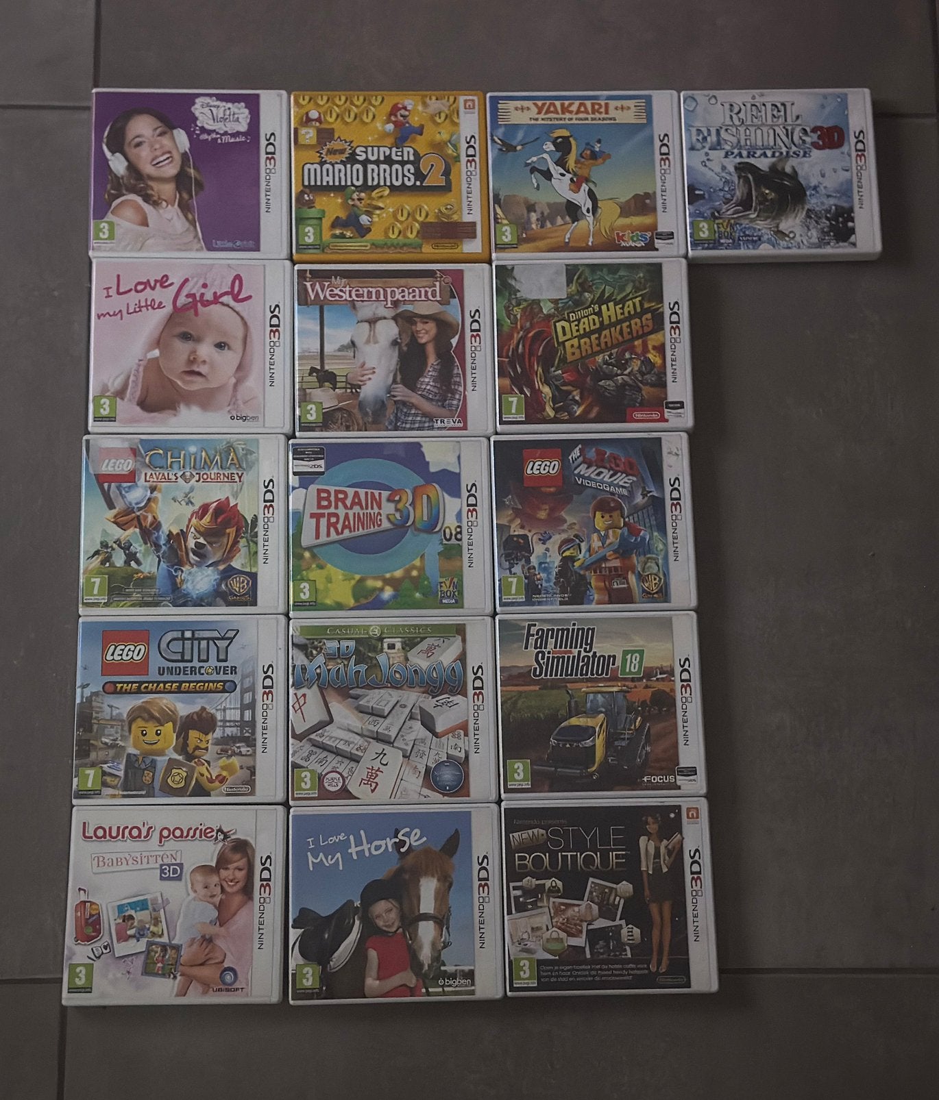 Beaucoup de Jeux Nintendo DS/3DS, Enlèvement