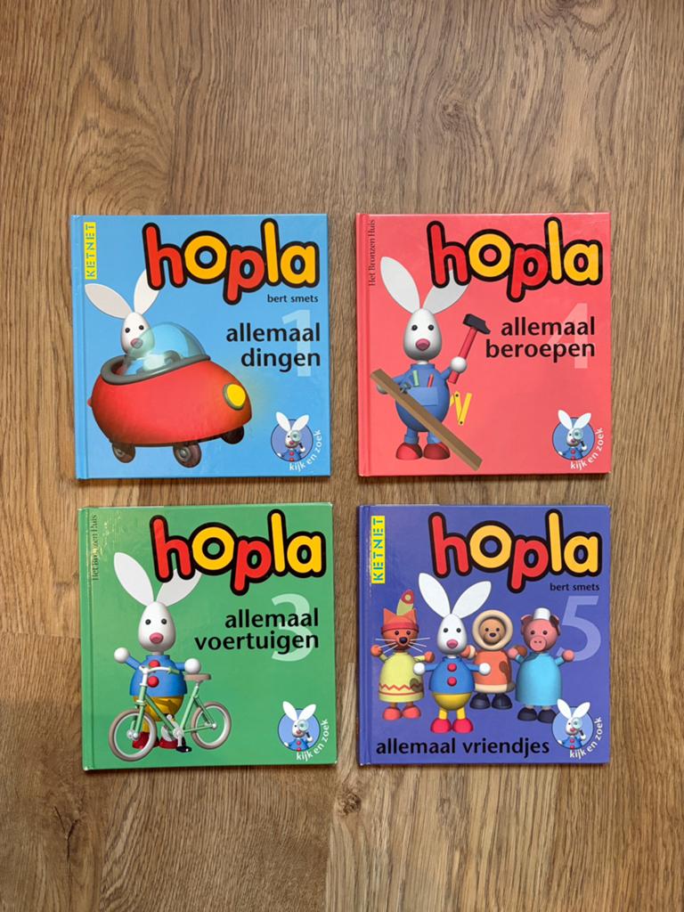 Set kinderboeken Hopla, Ophalen, Gelezen