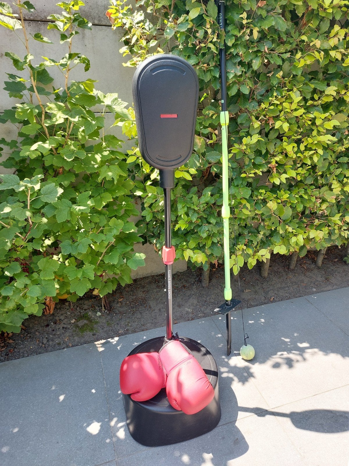 Boksbal met tennisset, Ophalen, Boksbal