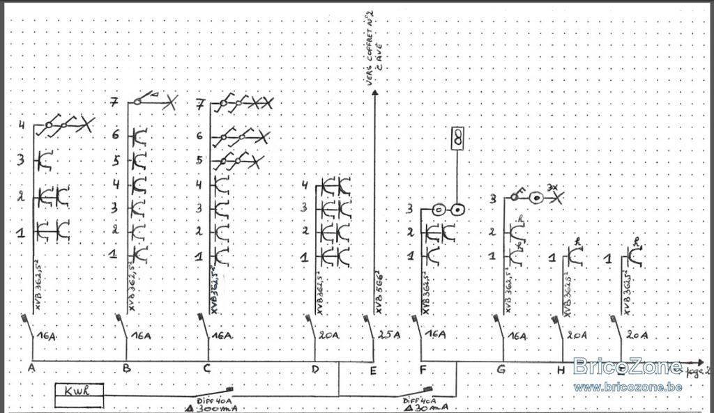 Schéma électrique sur ordinateur, Doe-het-zelf en Bouw, Elektriciteit en Kabels, Ophalen