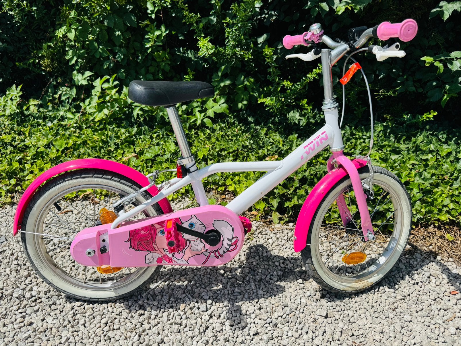 B’Twin 16 pouces  4 à 6 ans avec roues stabilisatrices inclu, Frein sur jante, Stabilisateurs, Comme neuf, Enlèvement