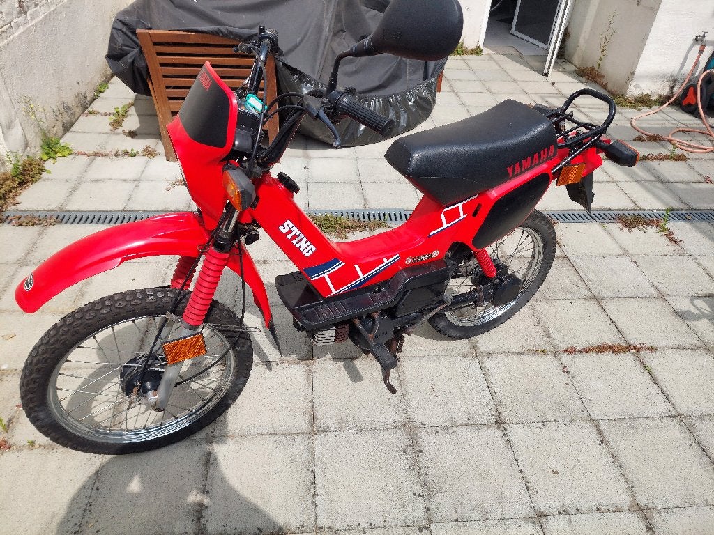 Yamaha Sting, Fietsen en Brommers, Brommers | Oldtimers, Ophalen, Klasse B (45 km/u), 50 cc, Yamaha