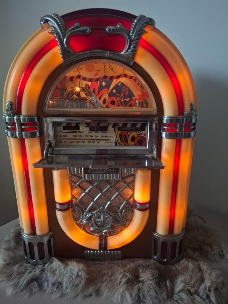 Jukebox  +radio en cassenttespeler in perfecte staat, Verzamelen, Ophalen