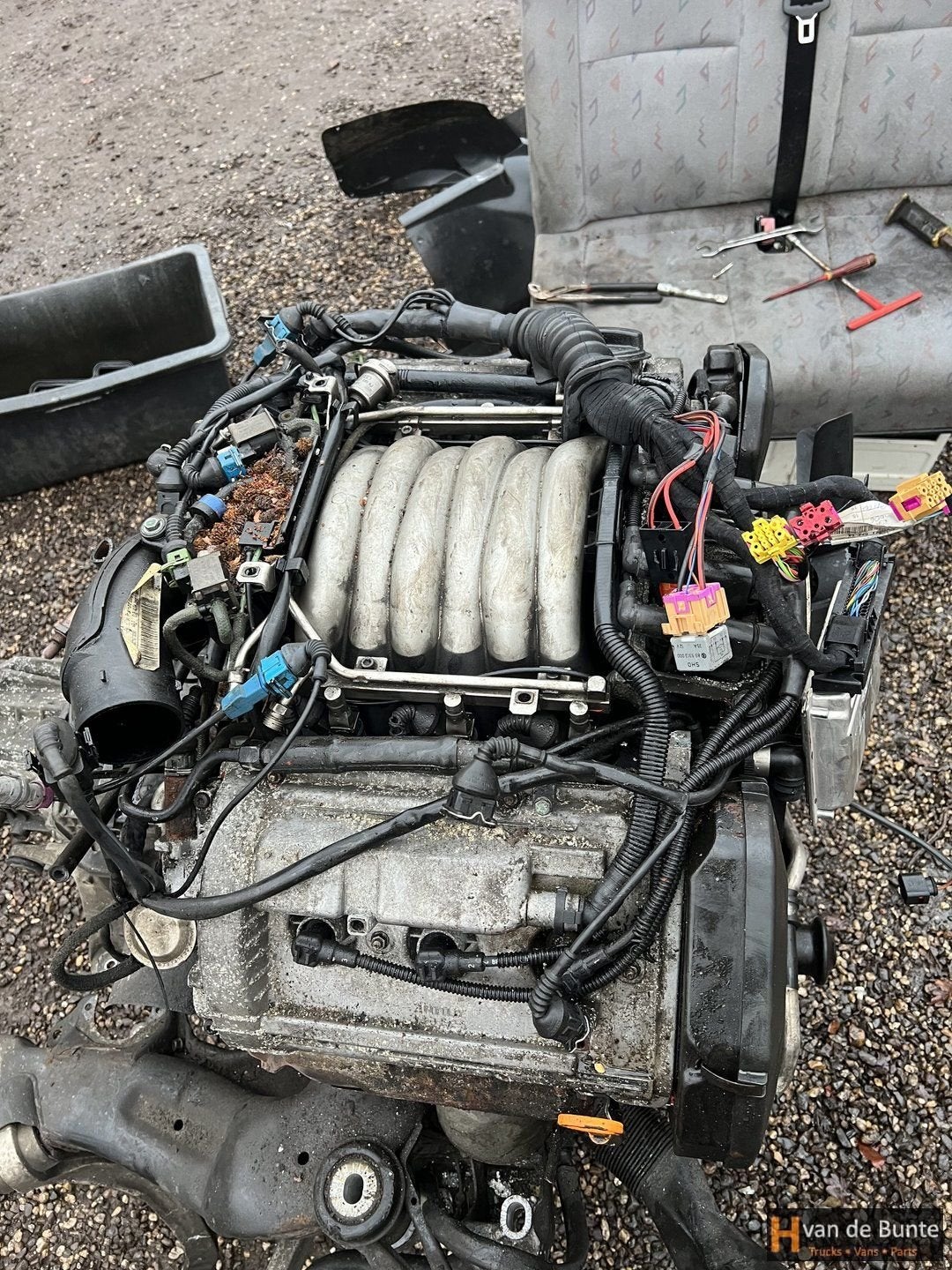 Motor Audi A4 2.5 code: ALF, Gebruikt, -, -, Ophalen of Verzenden