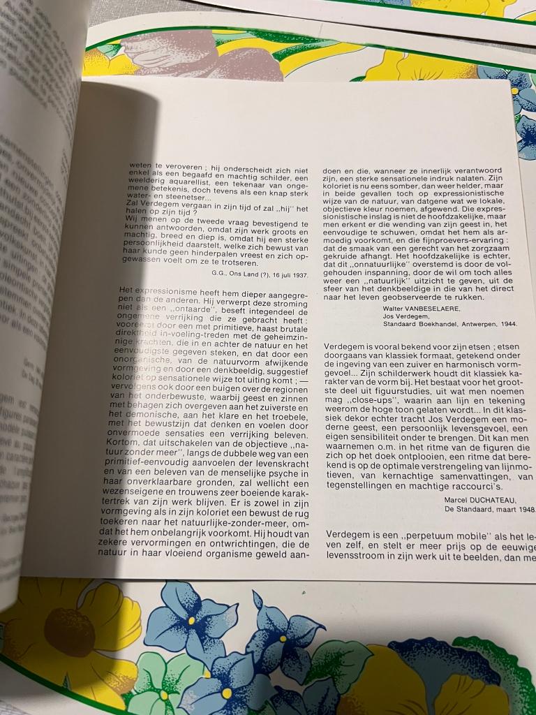 Jos Verdegem, retrospectieve Gent 1977, Boeken, Ophalen of Verzenden, Gelezen, Schilder- en Tekenkunst