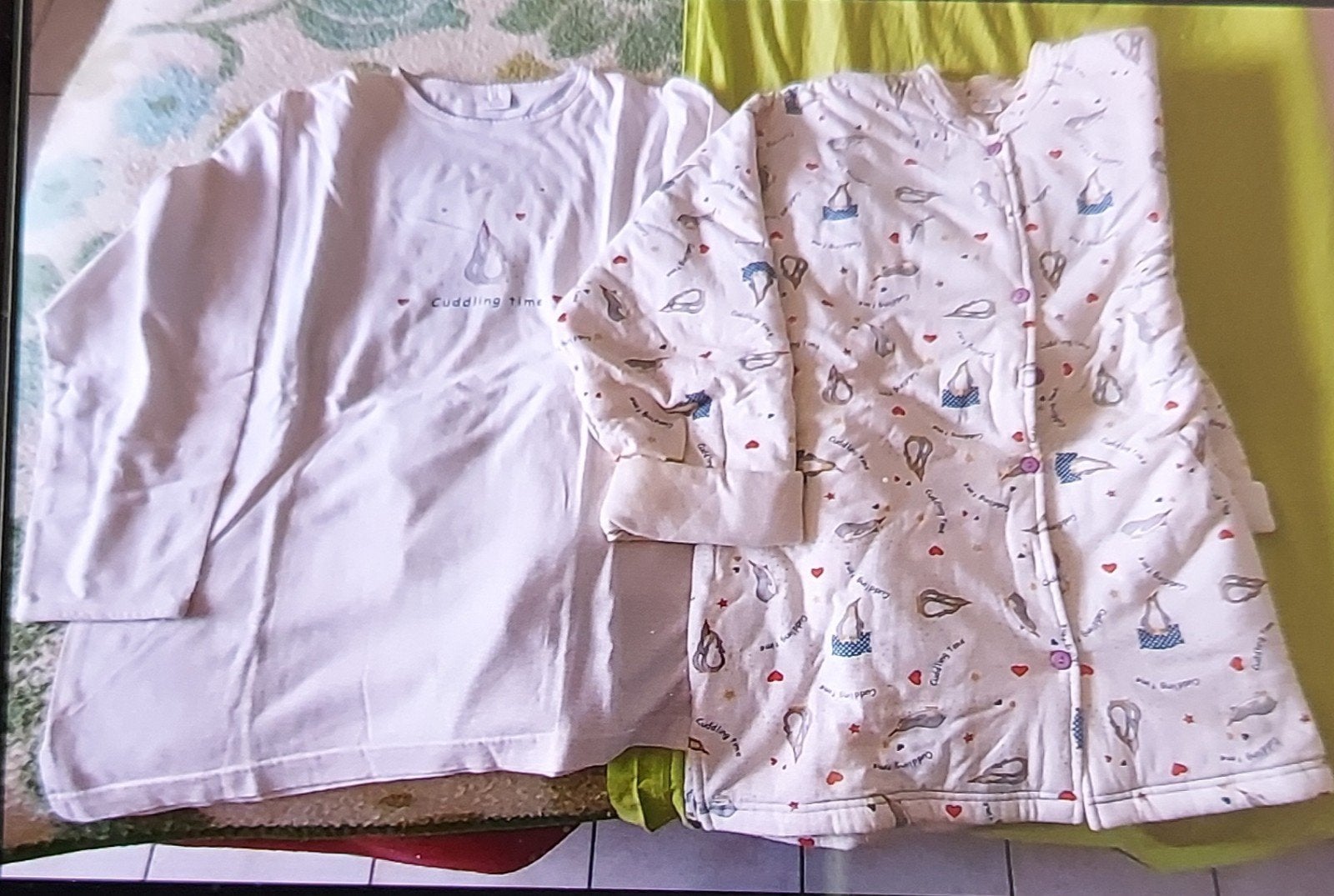 blouse et veste de nuit 46 beige, Kleding | Dames, Pyjama's, Ophalen of Verzenden