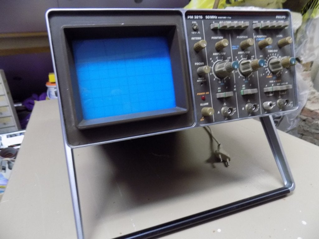 tweekanaals 50Mhz analoge oscilloscoop Philips PM3215, Doe-het-zelf en Bouw, Ophalen, Gebruikt, Overige meters