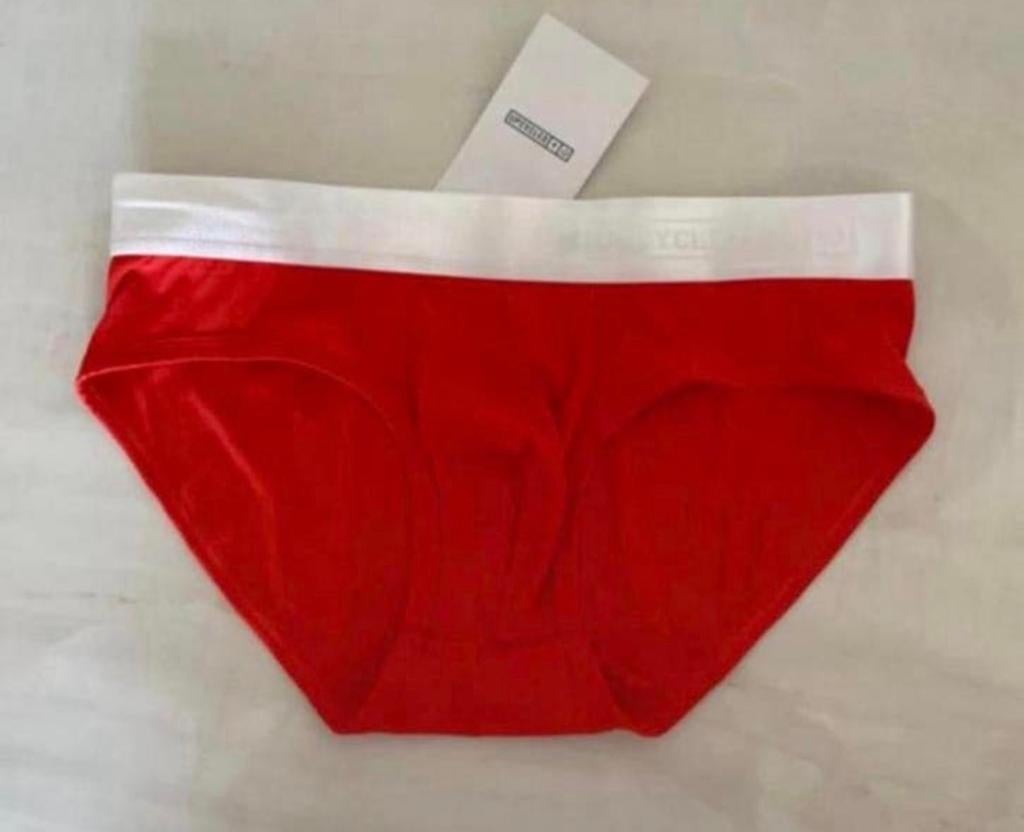 Slip en nylon et polyamide recyclé, Envoi, Rouge, Slip