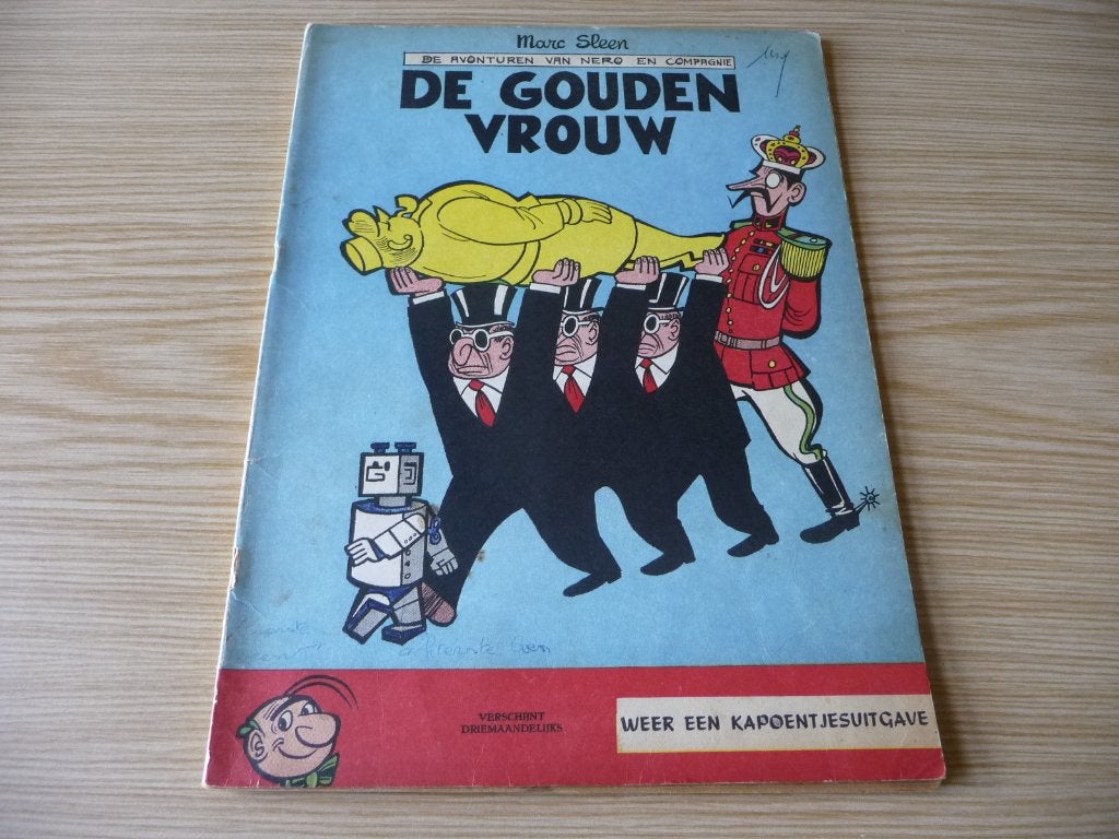 Nero - 20. De gouden vrouw 1963 - €5, Boeken, Gelezen, Marc Sleen, Eén stripboek, Ophalen of Verzenden