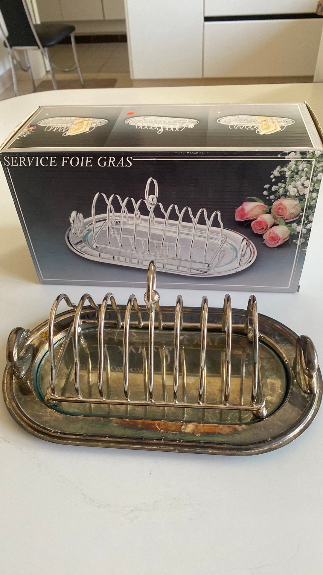 Foie gras opdienschaal, Antiek en Kunst, Ophalen
