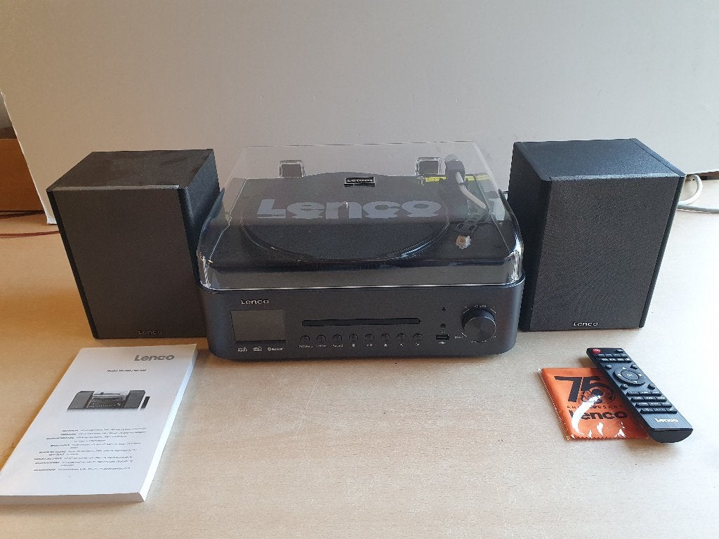 Lenco MC-460 Hifi-set met Platenspeler, CD en internet radio, Enlèvement ou Envoi