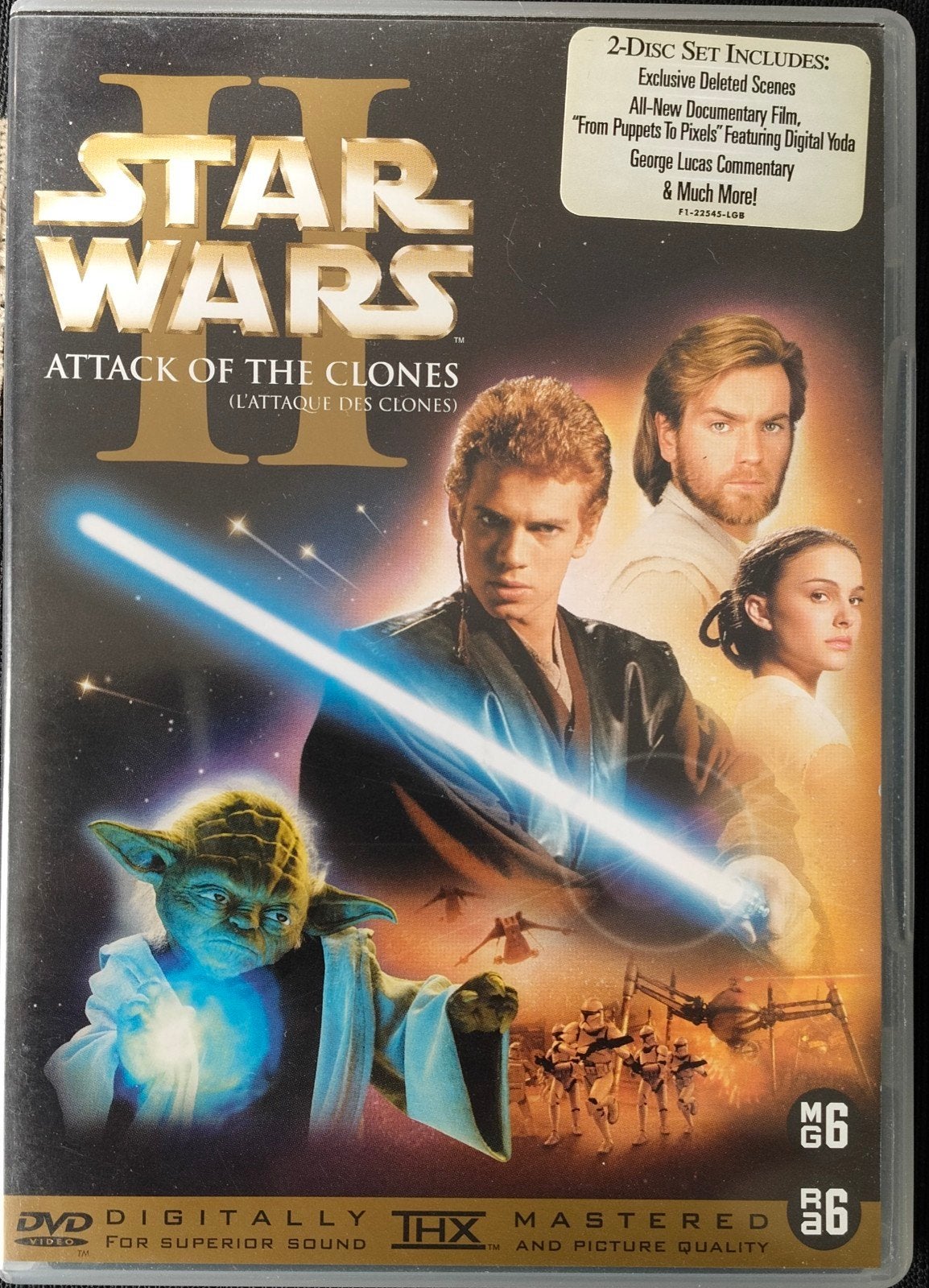 Star Wars 2 - Attack of the Clones (2 disc edition), CD & DVD, À partir de 6 ans, Suppléments, Néerlandais, Science-Fiction