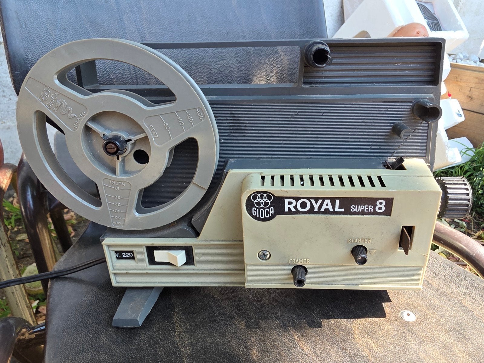 Projecteur de cinéma vintage Gioca Royal Super 8, Enlèvement, Utilisé