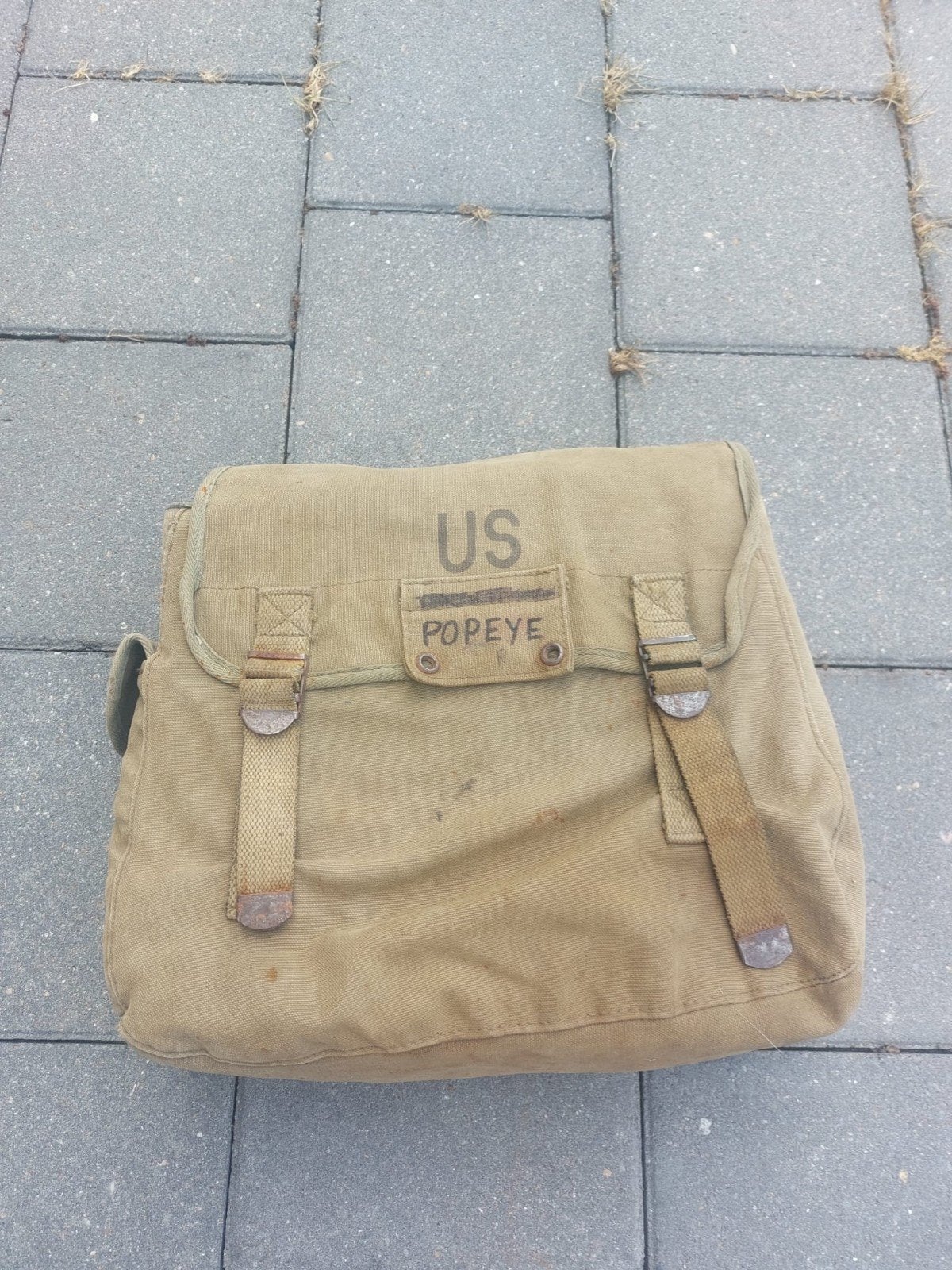 Sac Mussete WO2 M1936 de l'armée américaine, Enlèvement ou Envoi, Armée de terre, Vêtements ou Chaussures