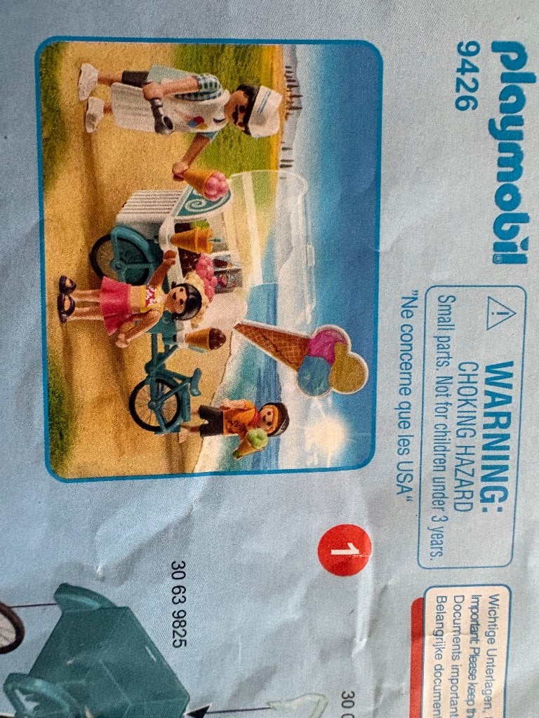 Playmobil ijskar set en allerlei accessoires, Ophalen, Gebruikt, Losse onderdelen, Figuren