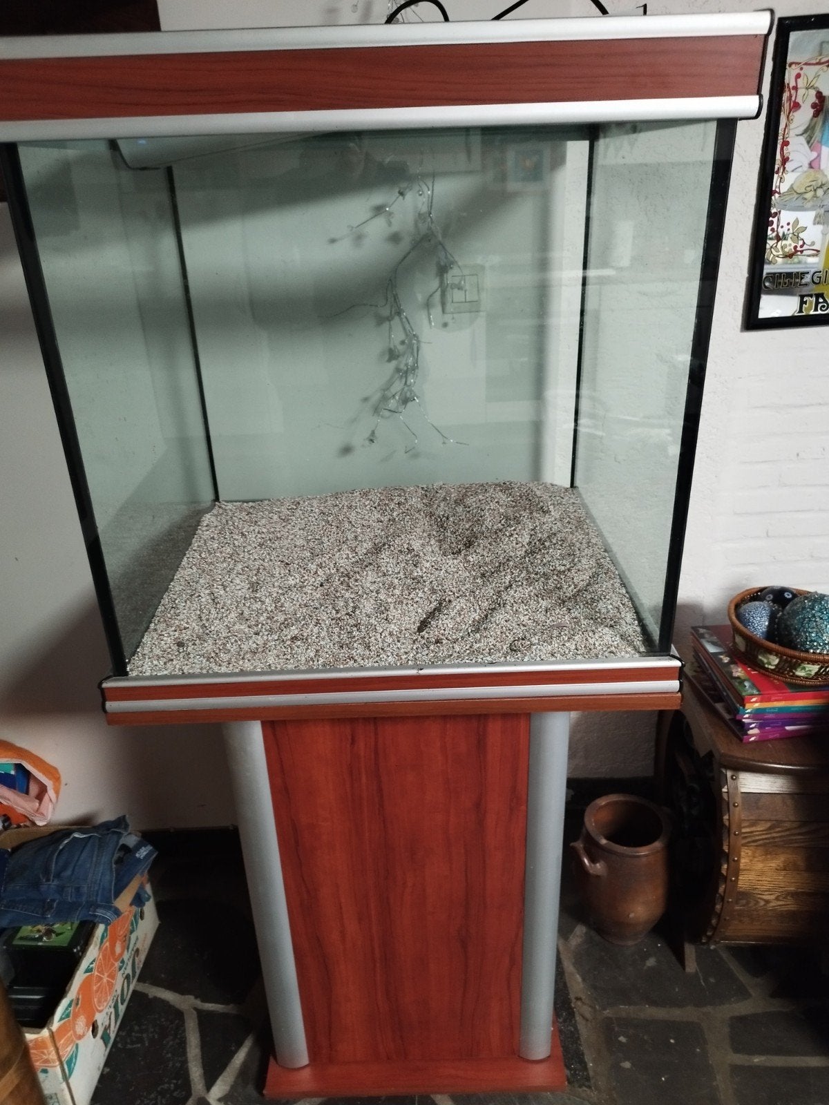 aquarium 250l, Enlèvement, Utilisé, Meuble d'aquarium, Autres marques