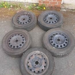 5 pneus et jantes 175/65 R15T, 15 pouces, Autre, Pneu(s), Enlèvement