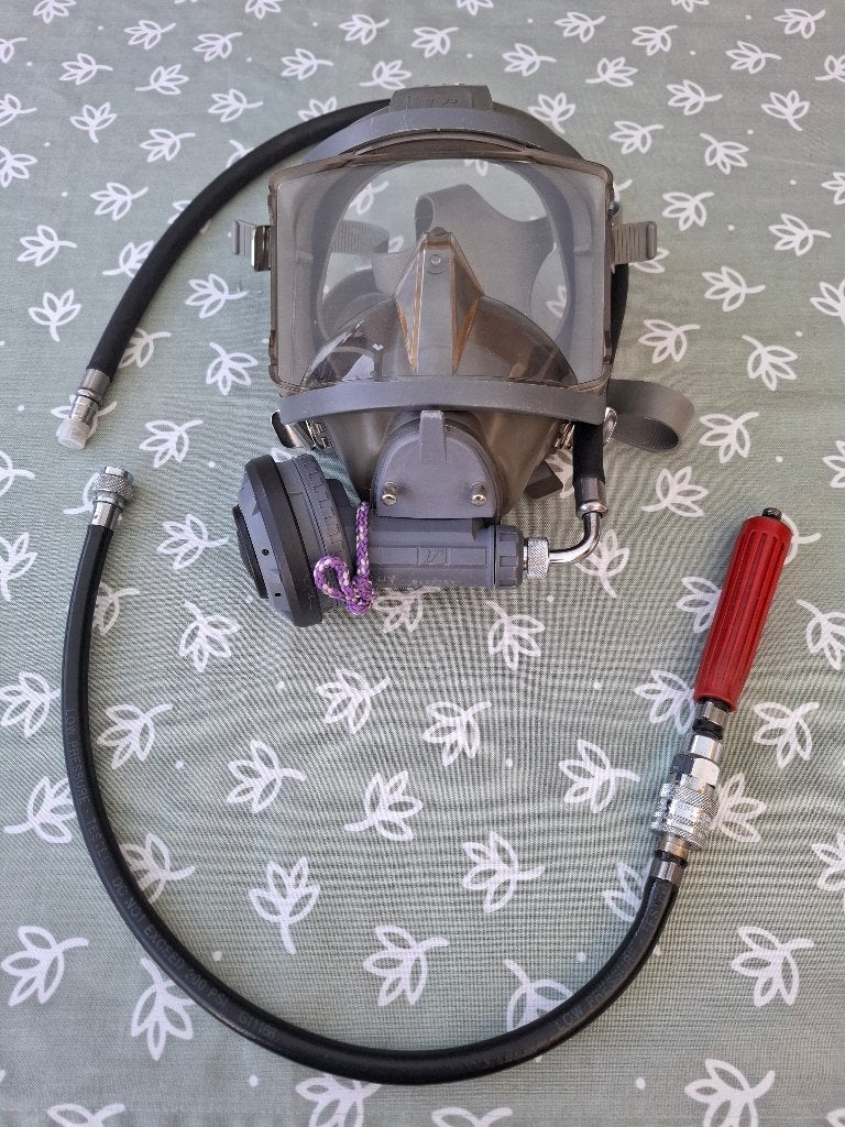 Masque de plongée Interspiro Divator, Sports nautiques & Bateaux, Enlèvement ou Envoi, Utilisé, Lunettes de plongée ou Tuba