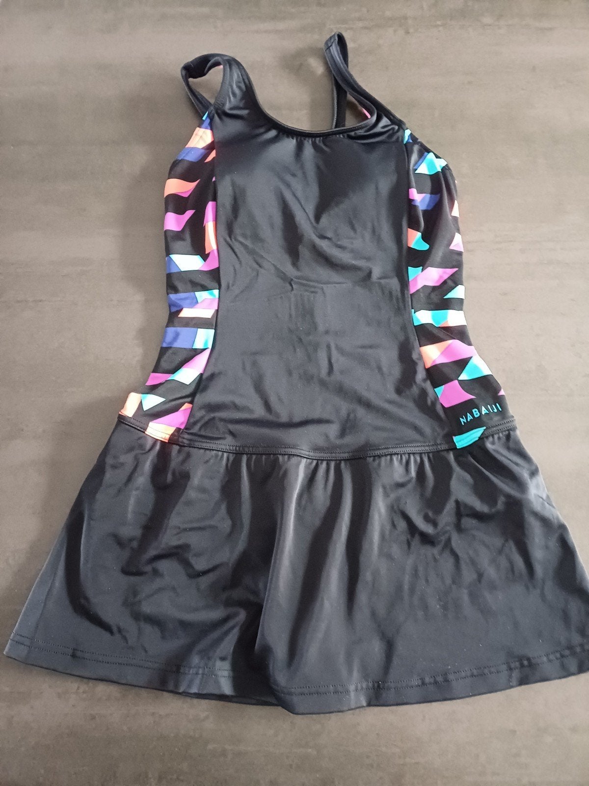Sportief badpak met rokje, Kleding | Dames, Zwart, Nabaiji, Badpak, Ophalen of Verzenden