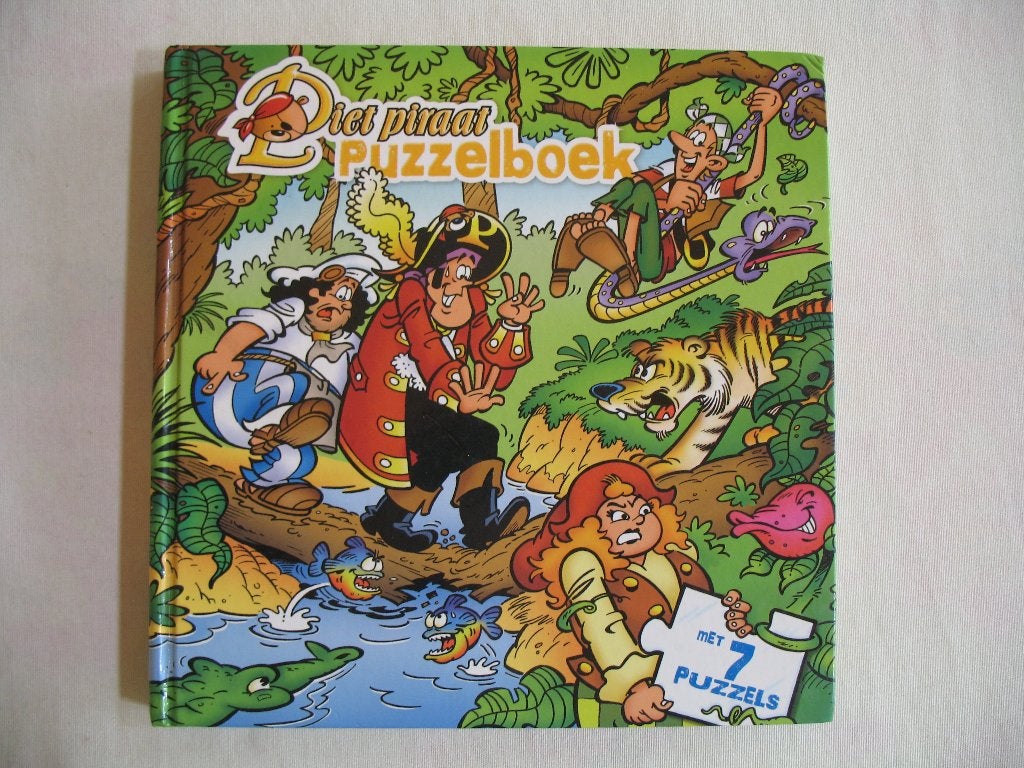 Piet piraat puzzelboek met 7 puzzels, Ophalen of Verzenden, Puzzelboek