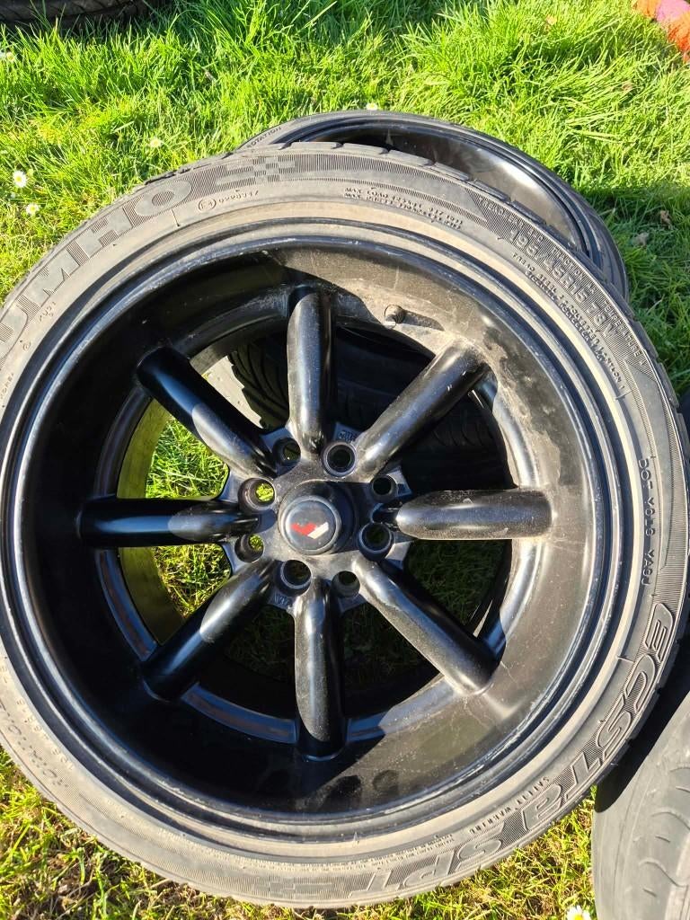 velgen japan racing 4x100, Auto-onderdelen, Banden en Velgen, Ophalen, Gebruikt, 15 inch, Velg(en)