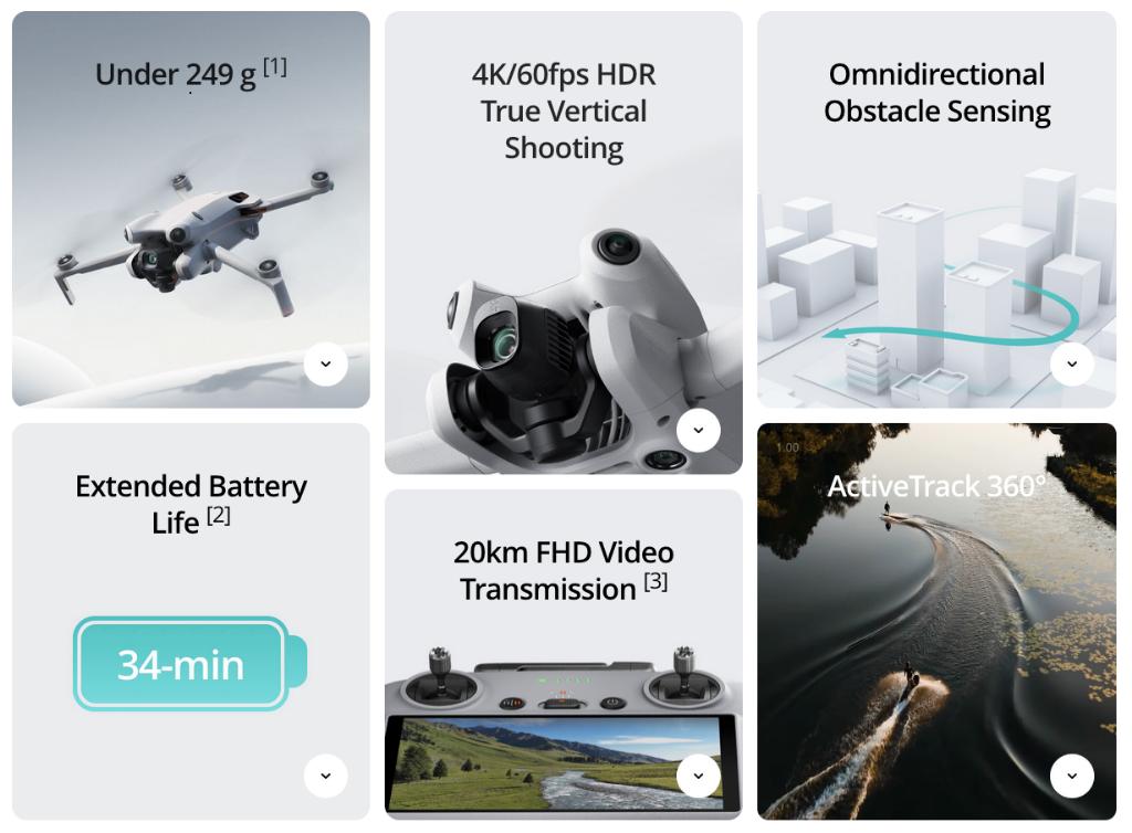 Drone DJI mini 4 PRO Fly more Combo + RC2 + Filters ND-NEW!, Audio, Tv en Foto, Drones, Ophalen, 30 tot 45 minuten, Cameradrone