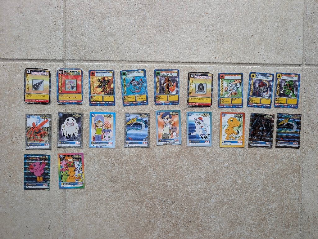 Digimon kaarten 1999 Bandai, Hobby en Vrije tijd, Ophalen of Verzenden