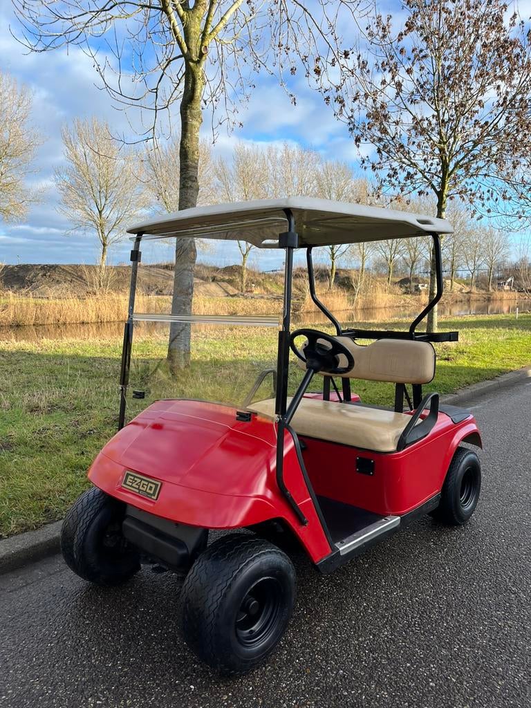 Electrische golfkar rijdt heelrijk , perfecte conditie, Sport en Fitness, Golf, Golfkar, Ophalen
