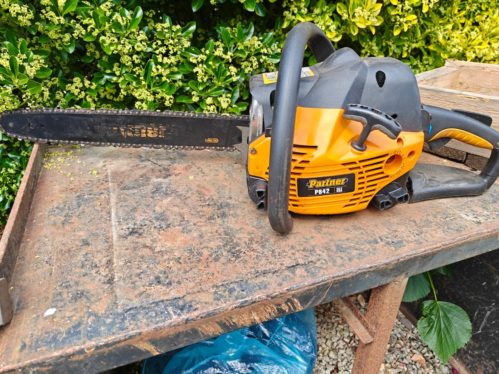 Partner/Husqvarna  p842 kettingzaag, Tuin en Terras, Ophalen