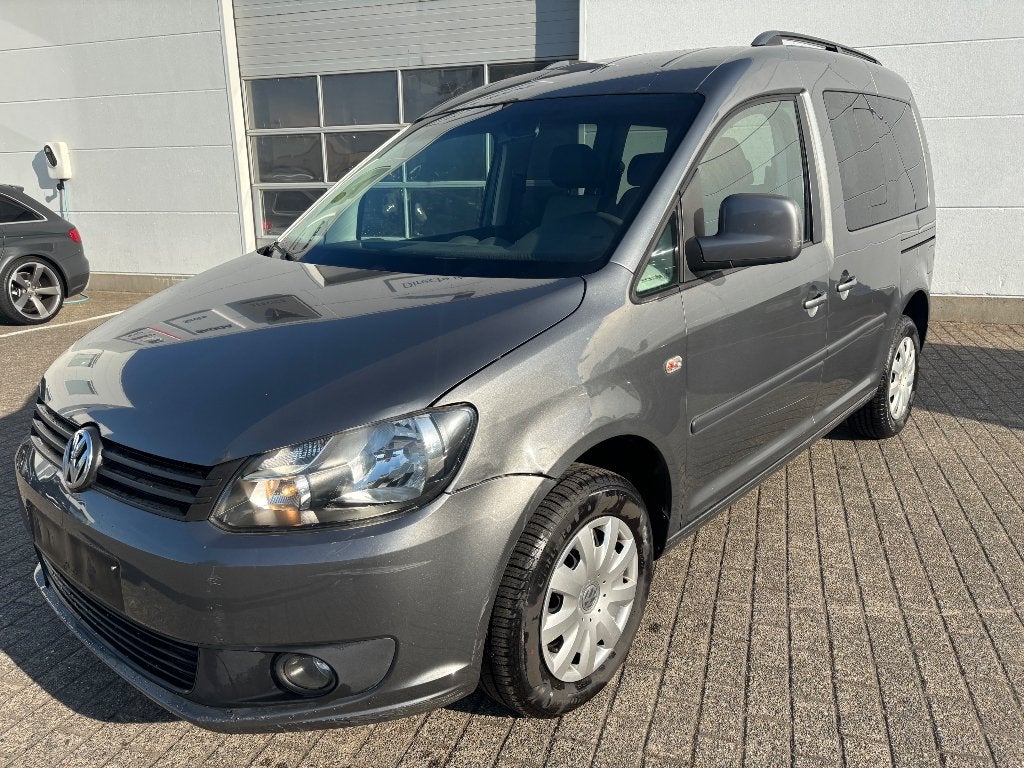 VW Caddy 5plts 1.6Tdi, Achat, Noir, 5 portes, Tissu