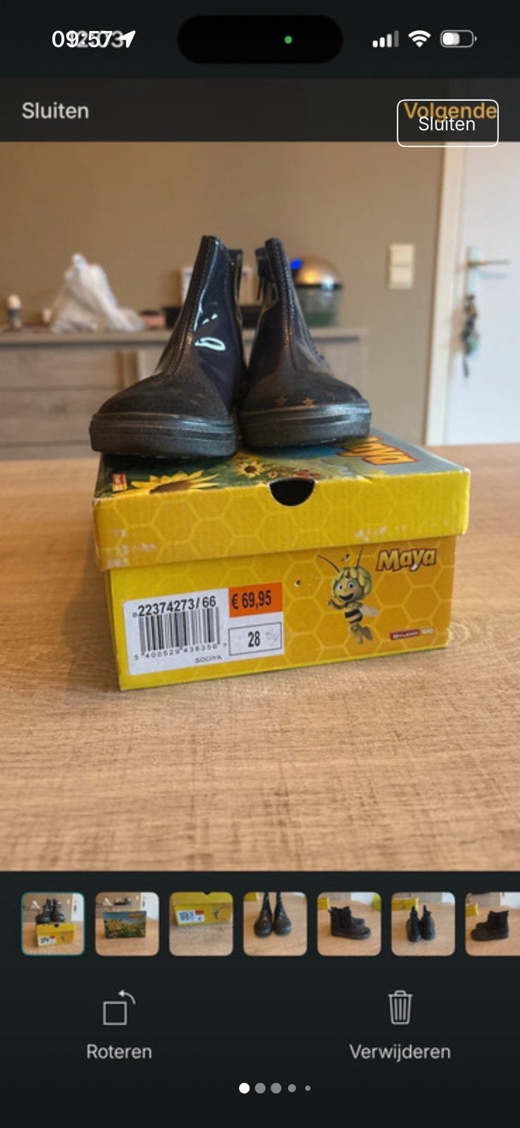 Maya de bij schoentjes, Ophalen, Zo goed als nieuw