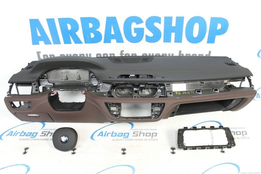 Airbag kit Tableau de bord brun HUD speaker BMW 7 G12, Enlèvement ou Envoi, Utilisé