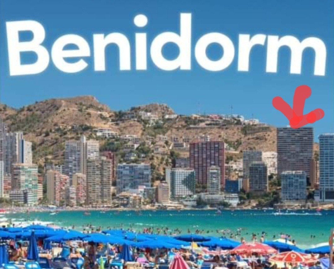 Appartement sur la plage de Benidorm Playa Levante, vue phén, Piscine, Appartement