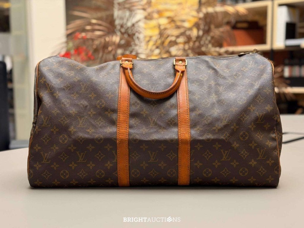 Louis Vuitton Keepall 55, Niet ingevuld, Brun, Enlèvement, Utilisé
