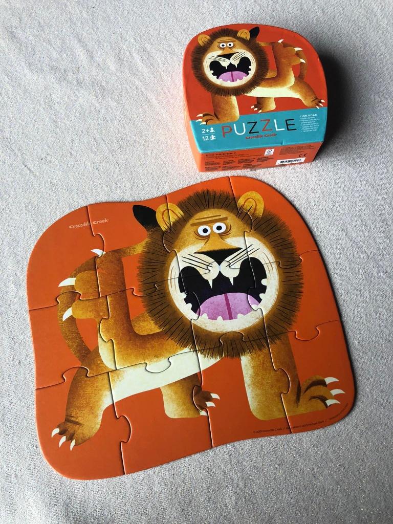 puzzel leeuw crocodile te koop, Ophalen, 10 tot 50 stukjes, Gebruikt, 2 tot 4 jaar