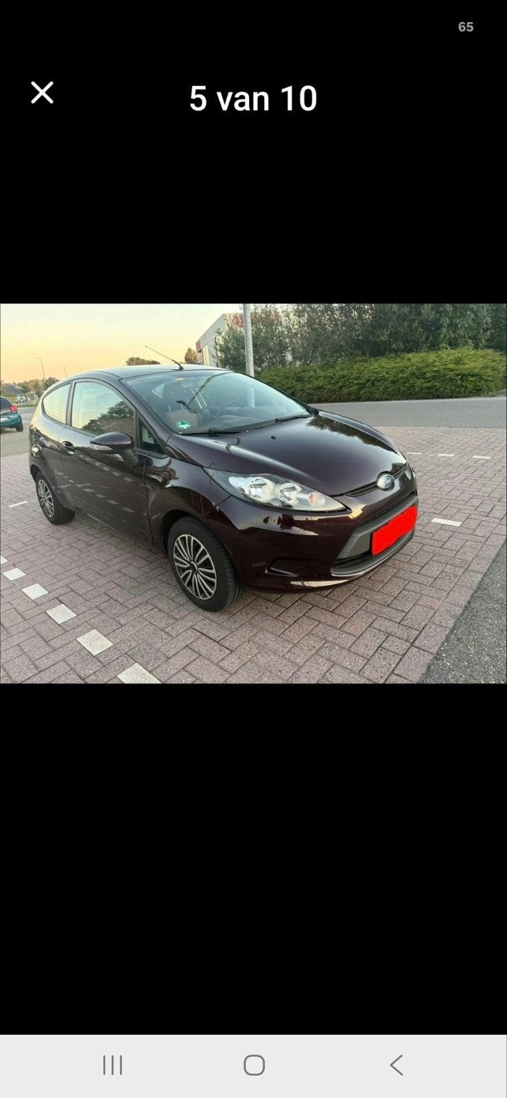 Ford fiesta 2010bj 186000km gekeurd voor verkoop 1.25 benzin, Auto's, Particulier, Benzine, Te koop