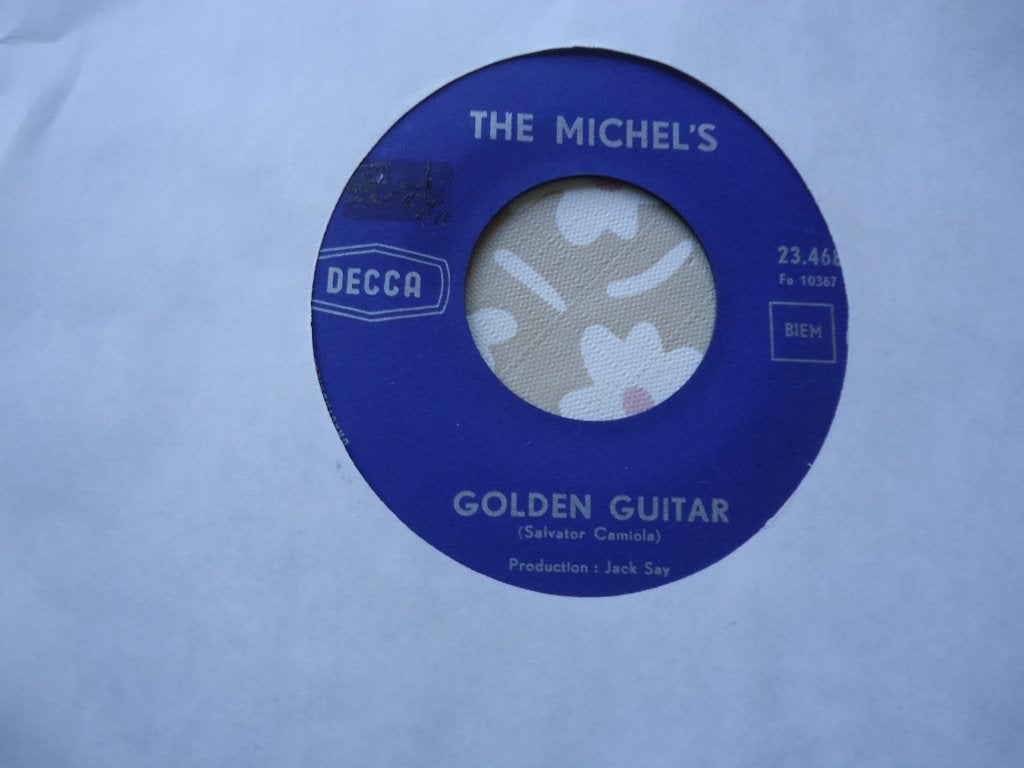 7" The MICHEL'S - Golden guitar, Ophalen of Verzenden