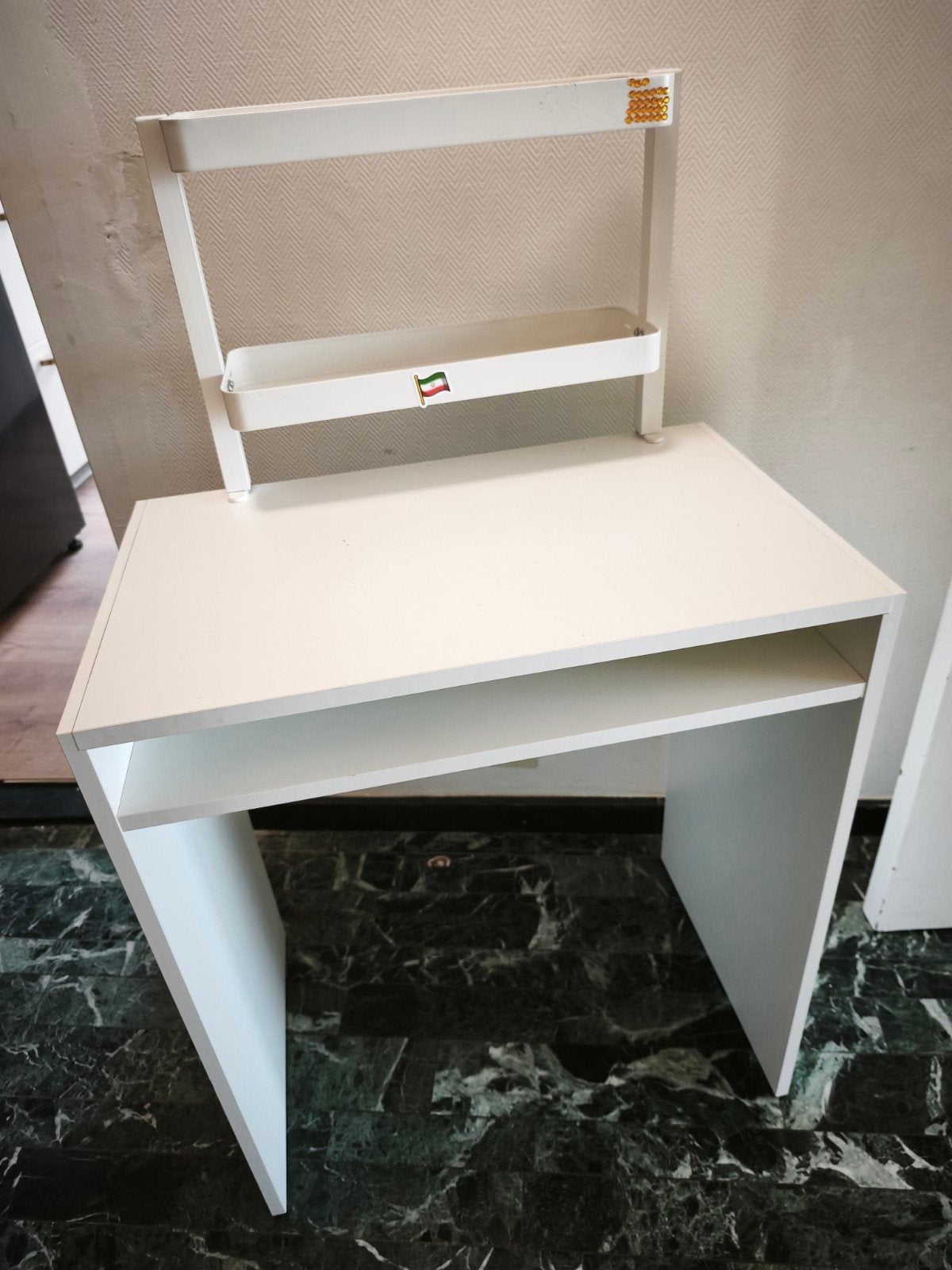 bureau avec panneau de rangement modulable, Maison & Meubles, 40 cm, 65 cm, Enlèvement, Utilisé