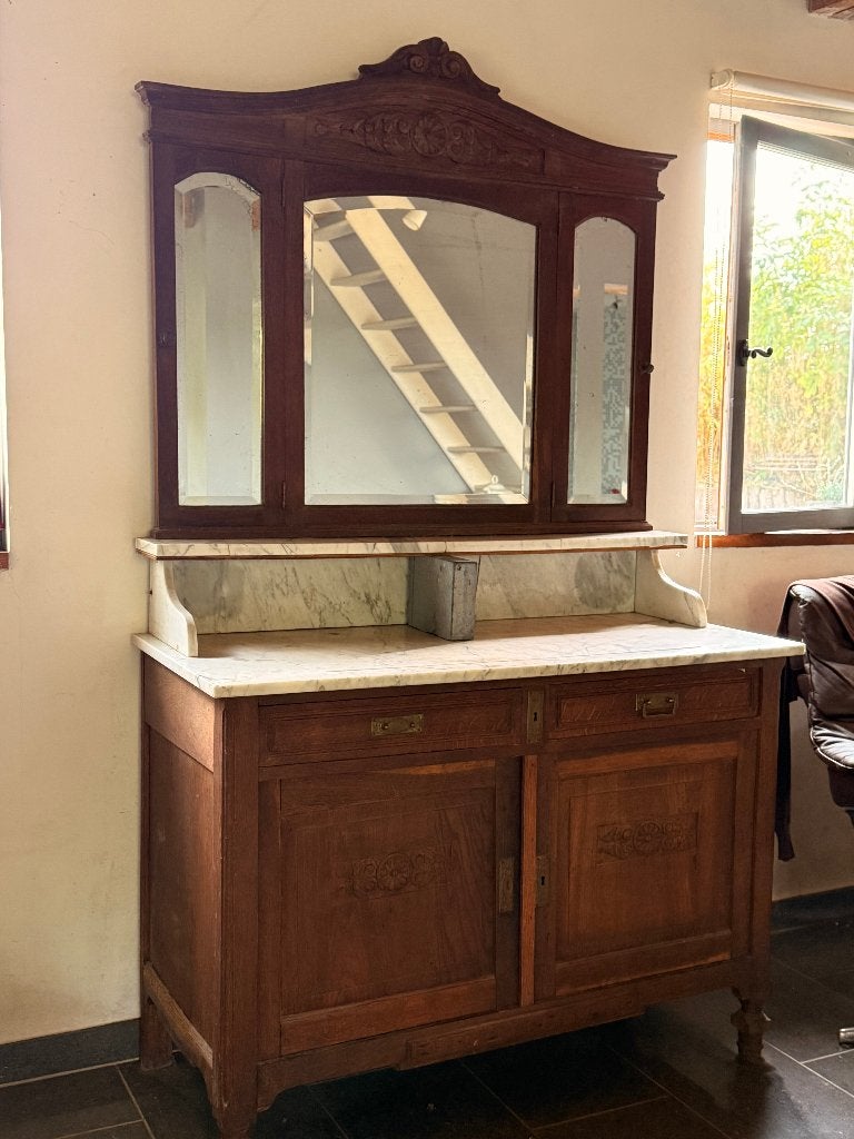 meubles  et miroir, Antiek en Kunst, Antiek | Meubels | Kasten, Ophalen of Verzenden