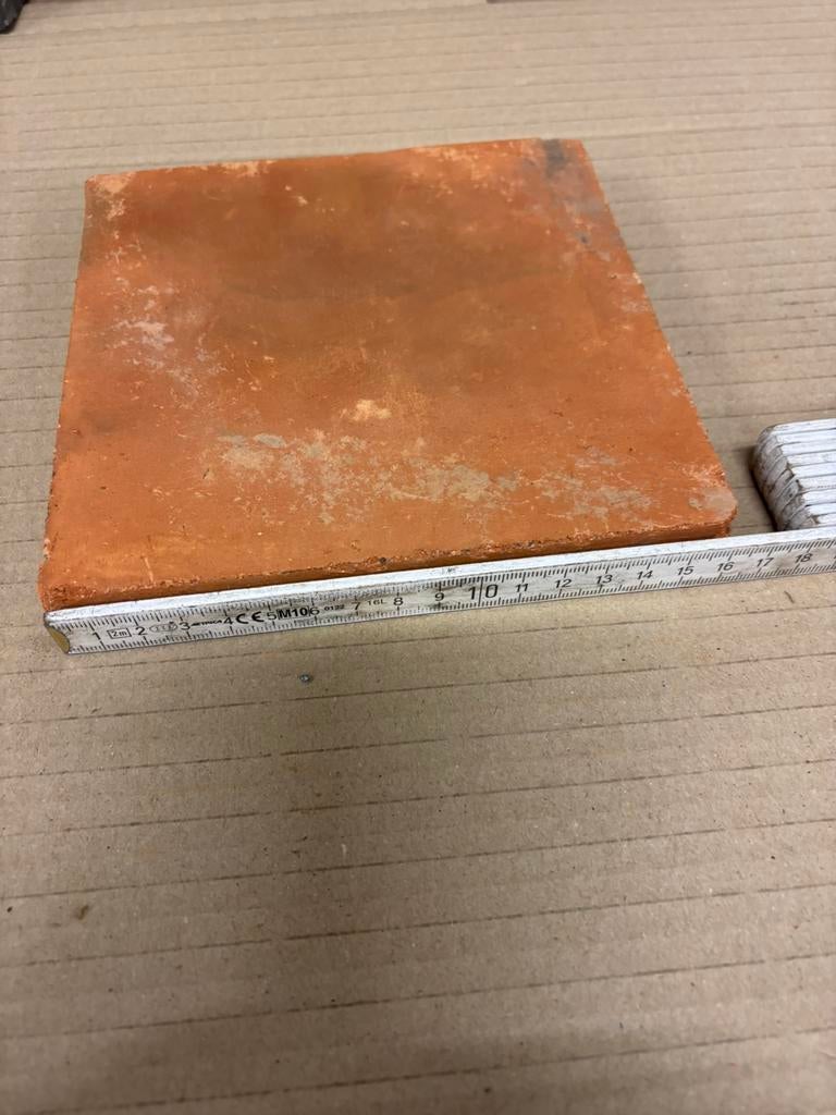Nieuwe terracotta tegels/boomse tegels 16x16x2, Ophalen, Overige materialen, Nieuw, Minder dan 20 cm