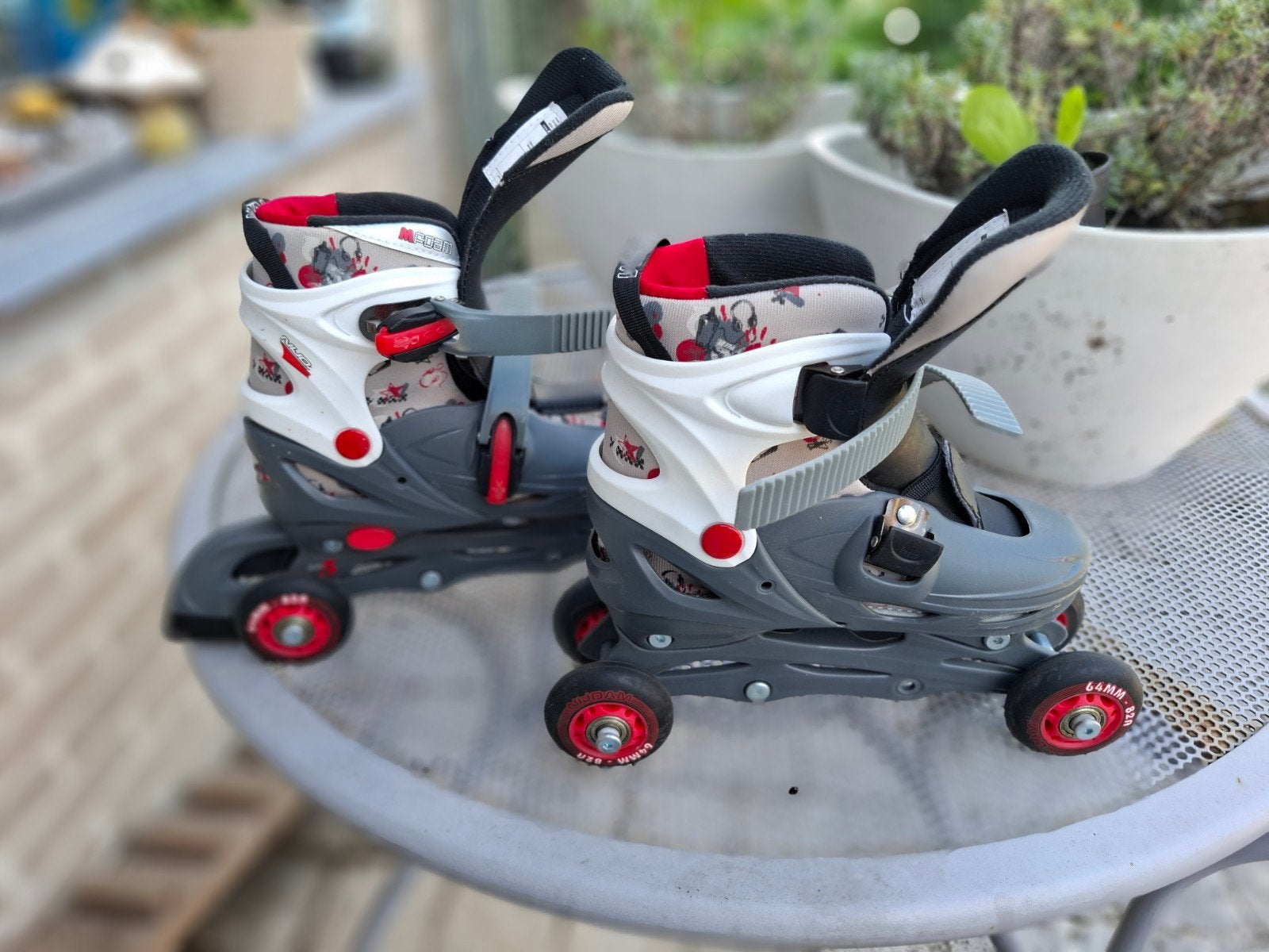 inline skates 3 in1 junoir maat 34-37, Ophalen, Gebruikt