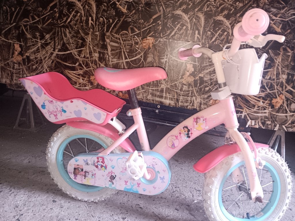 Fiets 12inch princesz, Fietsen en Brommers, Ophalen, Terugtraprem, Minder dan 16 inch
