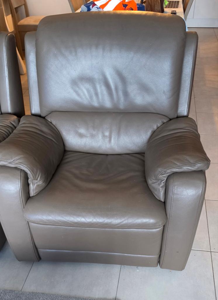 2 lederen relax zetels, Enlèvement
