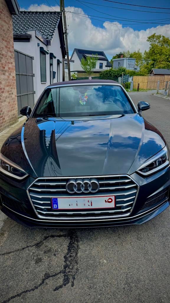 Audi A5 Cabriolet 2.0 TDI – 190ch – 2018 – 96.000 km, Cuir, Argent ou Gris, Achat, Euro 6