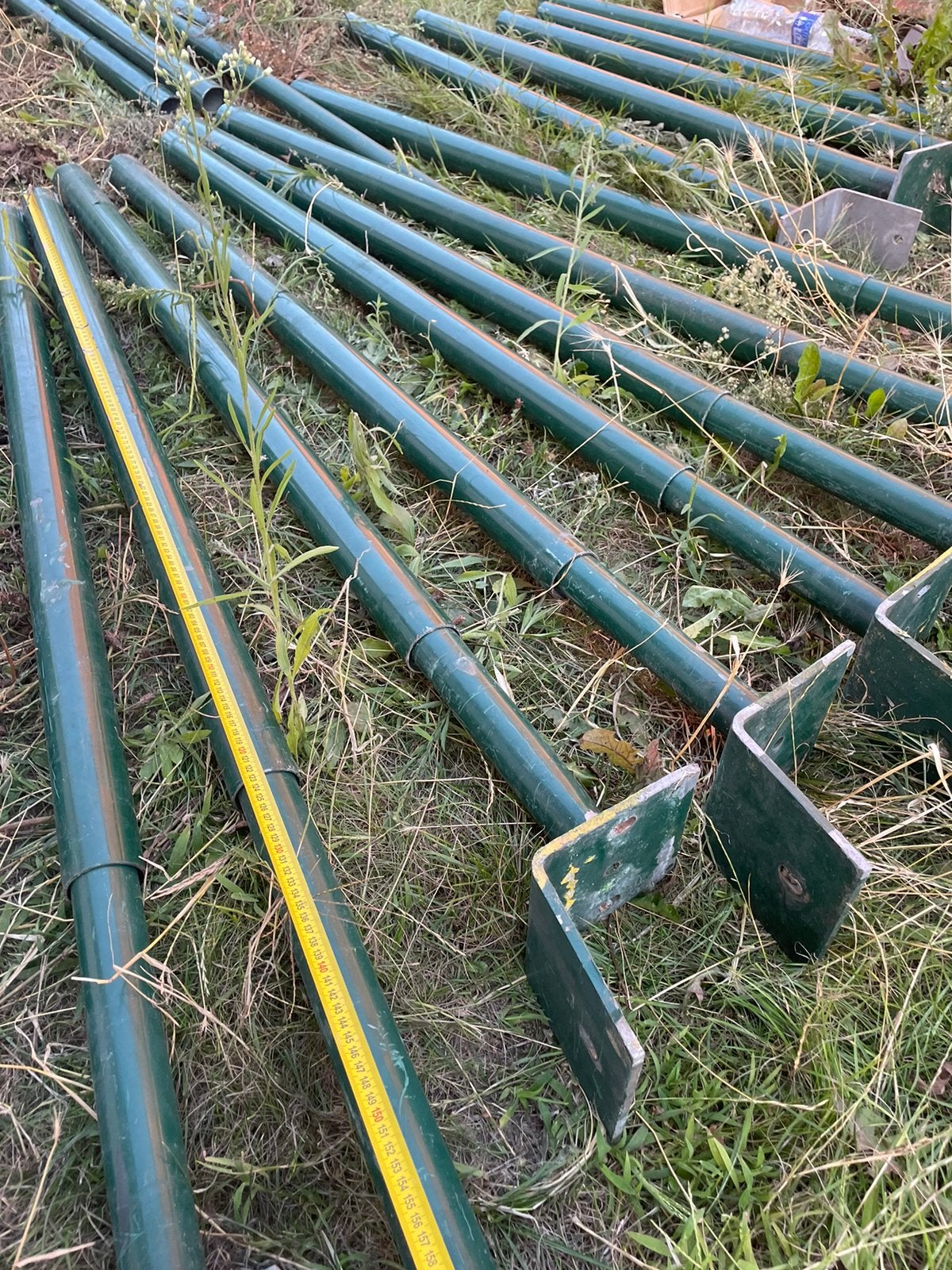 Groene tuinpalen tuin paal ,tuin afsluiting, Enlèvement, Comme neuf