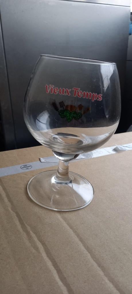 bierglas Vieux Temps, Verzamelen, Ophalen, Bierglas