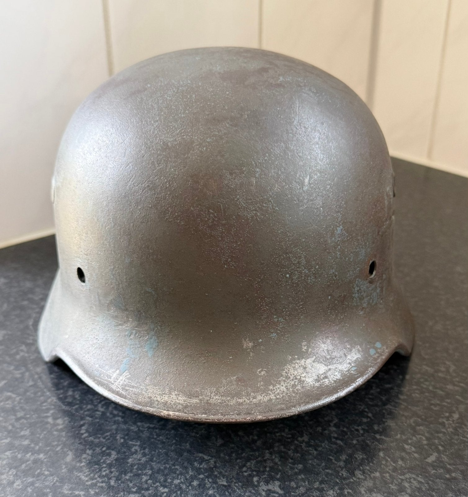 Ww2 duitse helm Q62, Ophalen of Verzenden, Landmacht, Helm of Baret