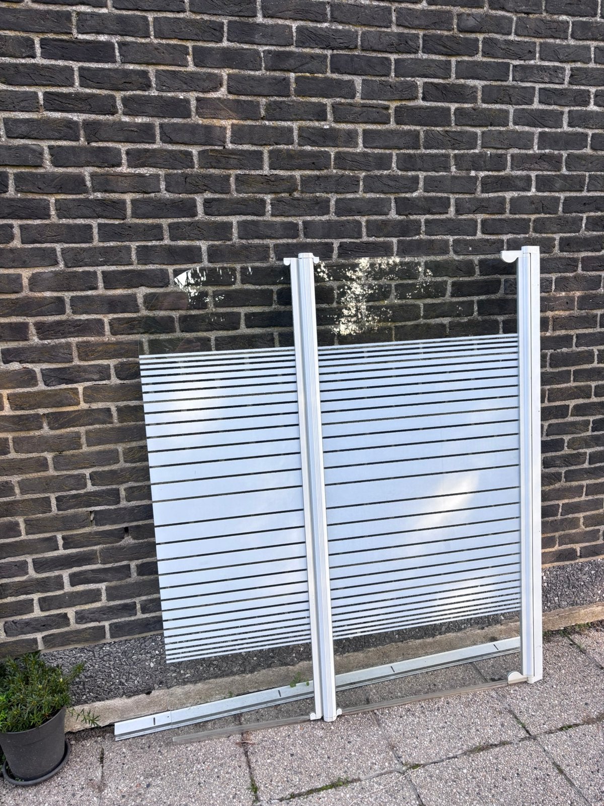 Douche scherm, Ophalen, Gebruikt, 100 tot 150 cm, 100 tot 150 cm