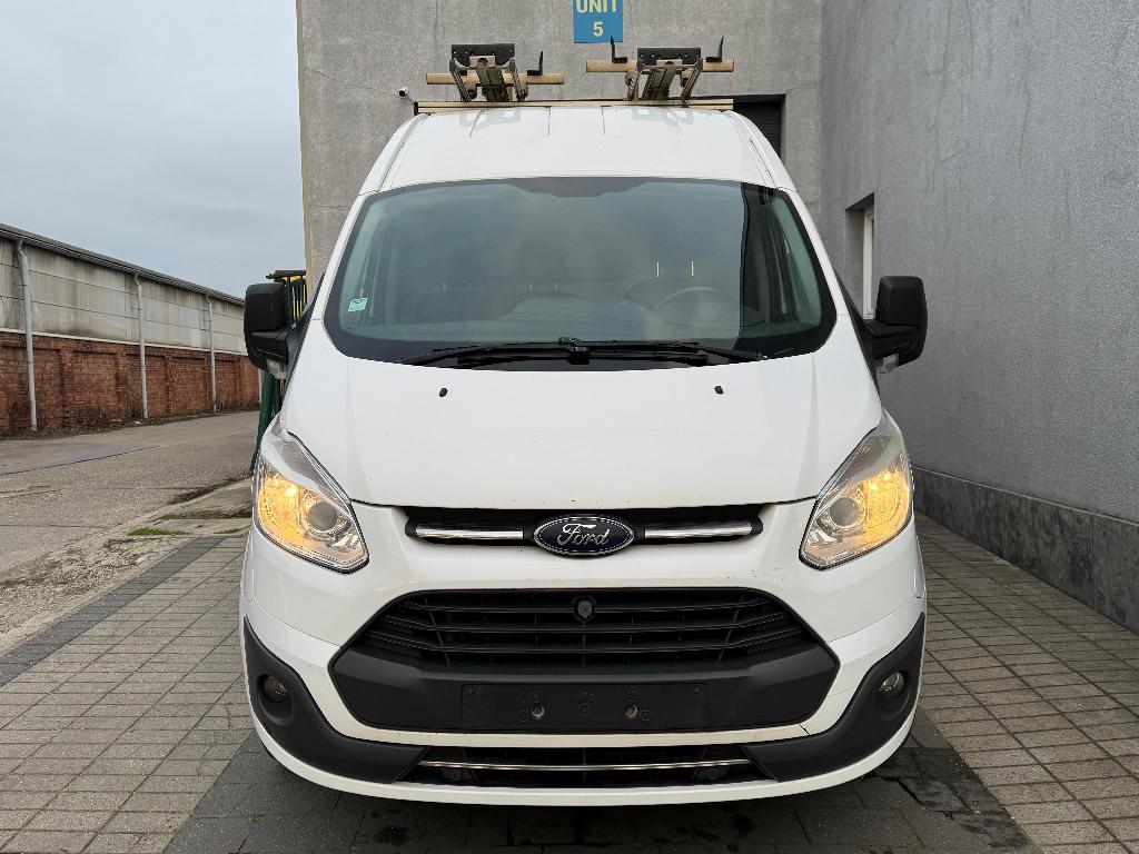 Ford Transit Custom L2H2 2.0 TDCI LICHTE VRACHT 2016 BTW AC, Stof, Euro 6, 4 cilinders, Wit