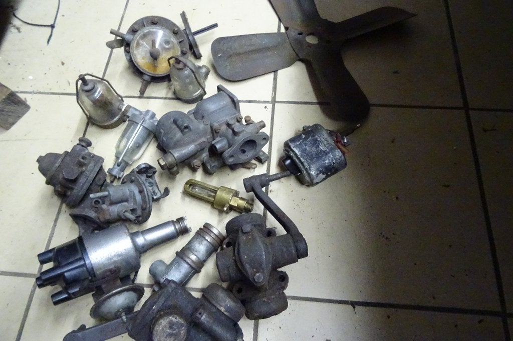 oldtimeronderdelen, Ophalen, Gebruikt, Oldtimer onderdelen